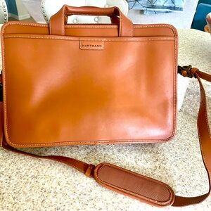 Tan Leather Briefcase